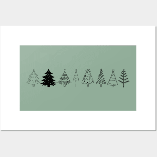 Christmas Trees Posters and Art